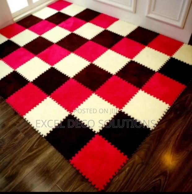 Stylish Black Grey Interlocking Mats – Modern Look