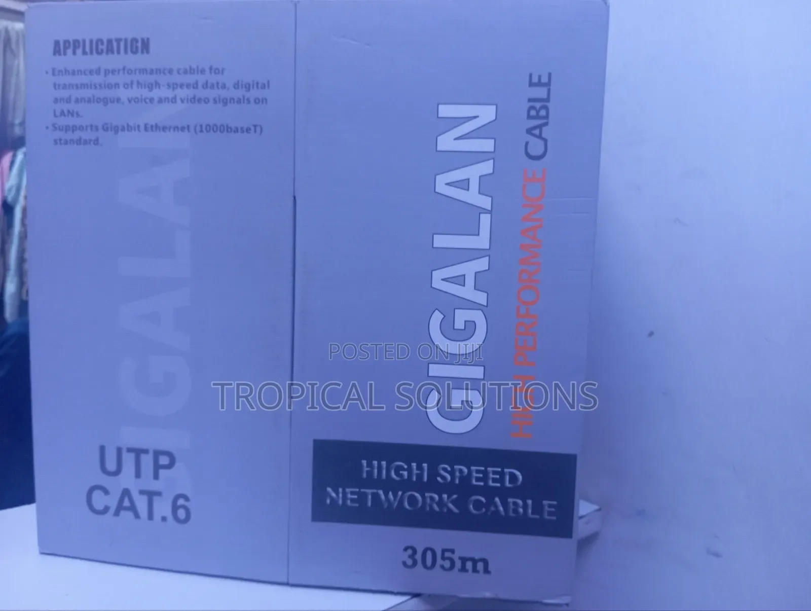 Cat 6 Cable 305m Gigalan Indoor Utp Cat6