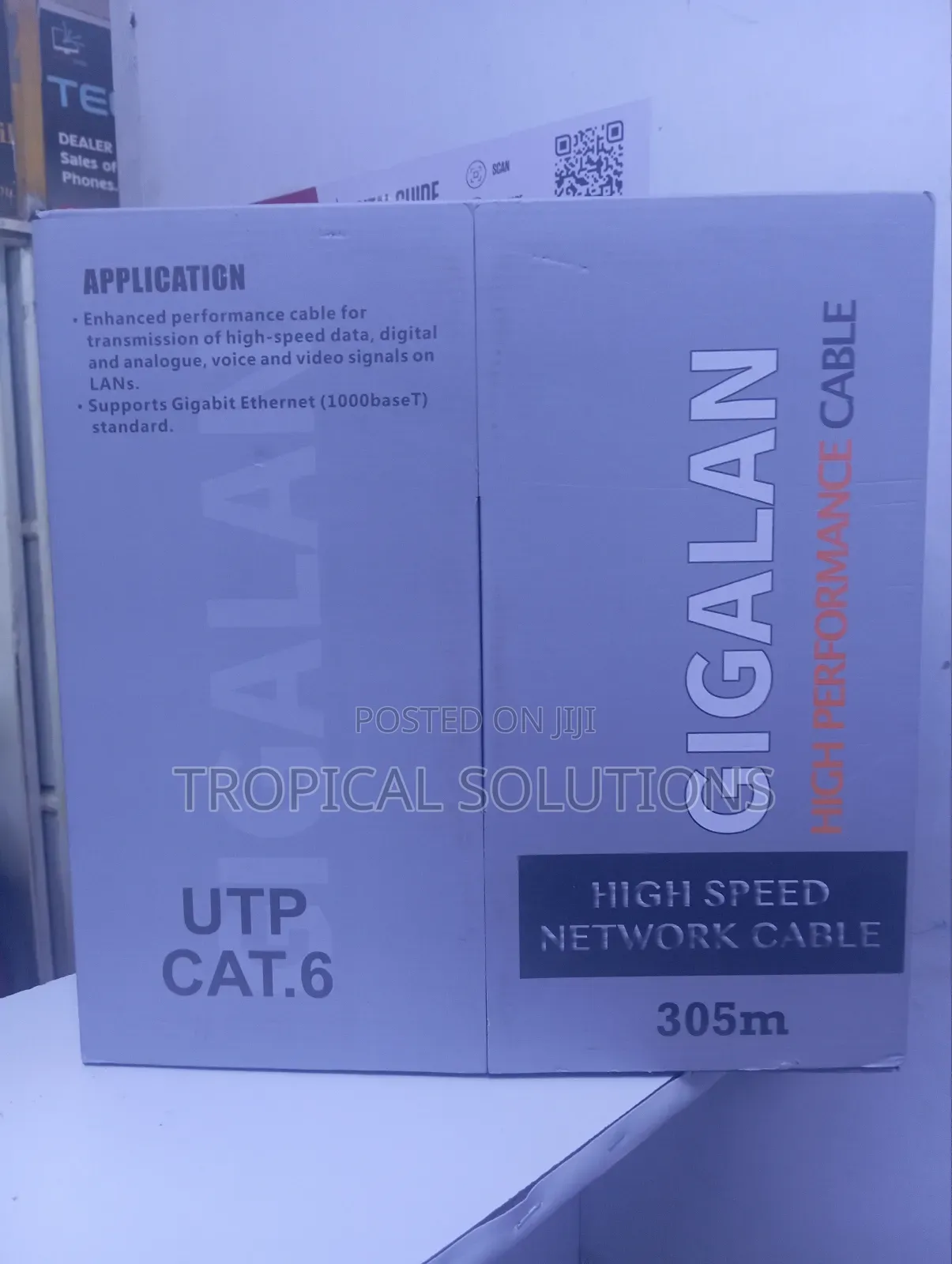 Cat 6 Cable 305m Gigalan Indoor Utp Cat6