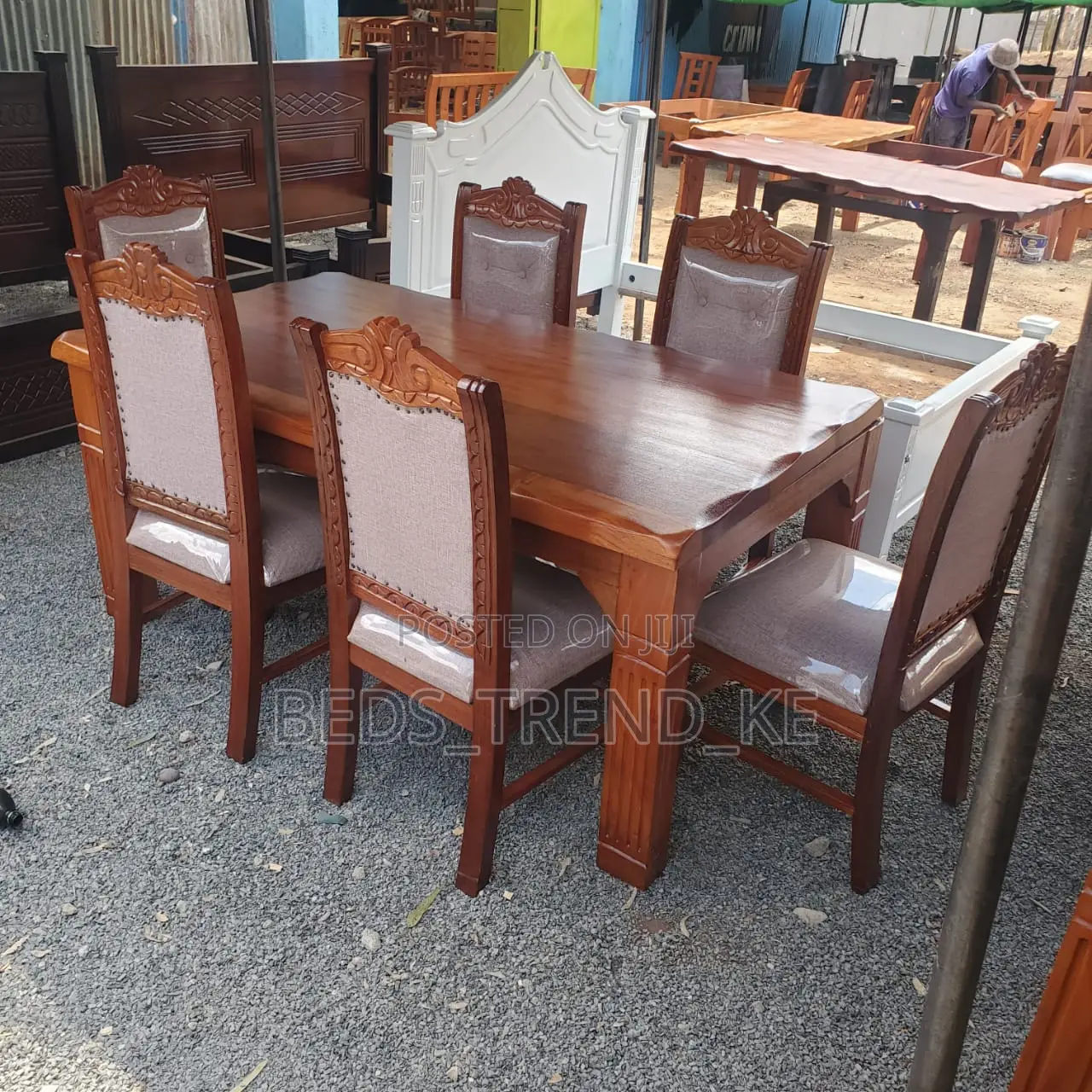 Sleek 6 Seater Dining Set