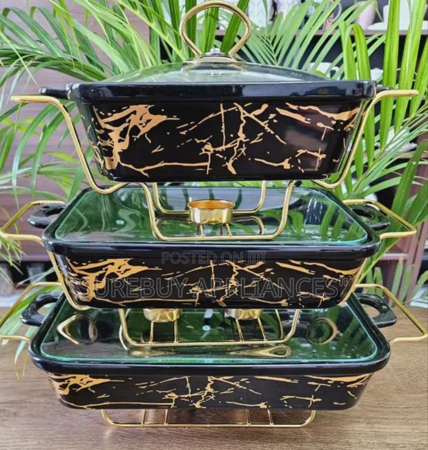 Ceramic Cheffing/Serving Dishes ,3 PCS Per Set - main view