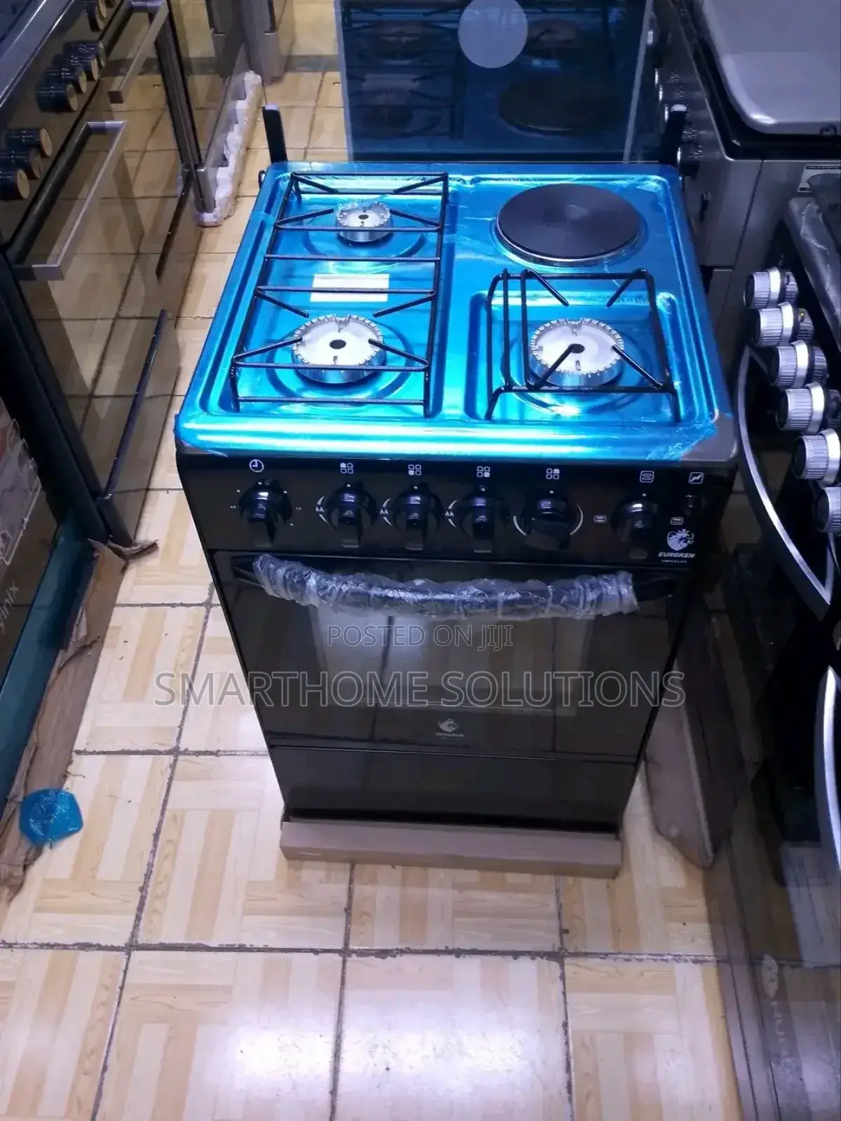 Quality Euroken 3gas + 1e 50 by 55cm Cooker- Euros55-3+1-E