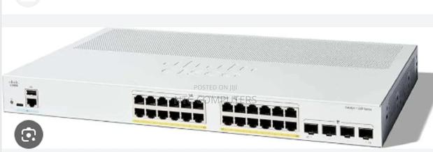 Cisco Catalyst 1300-24p-4g Managed Switch, 24 Port Ge, Poe,