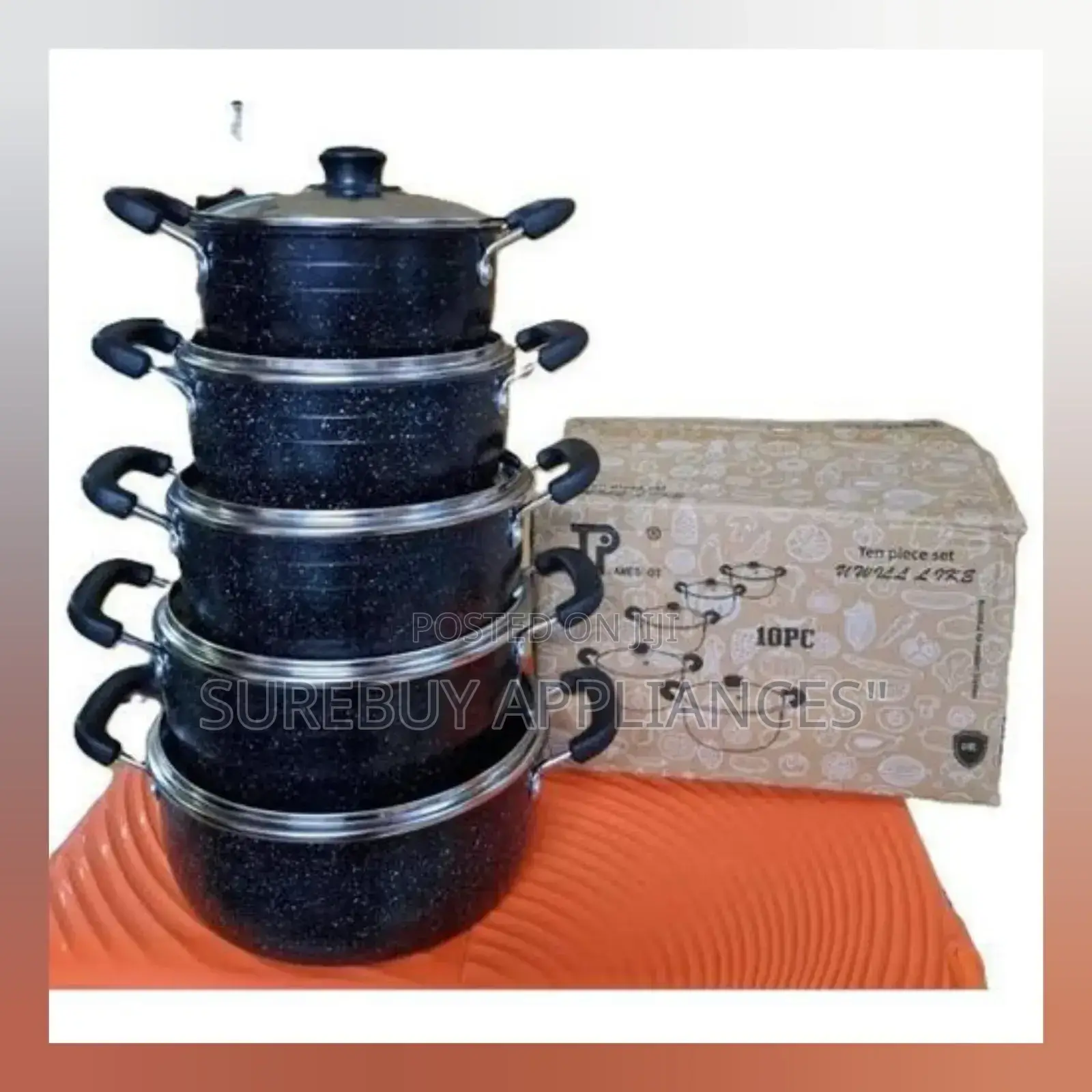 Jamespot Non-Stick Cooking Serving Pots/Sufuria