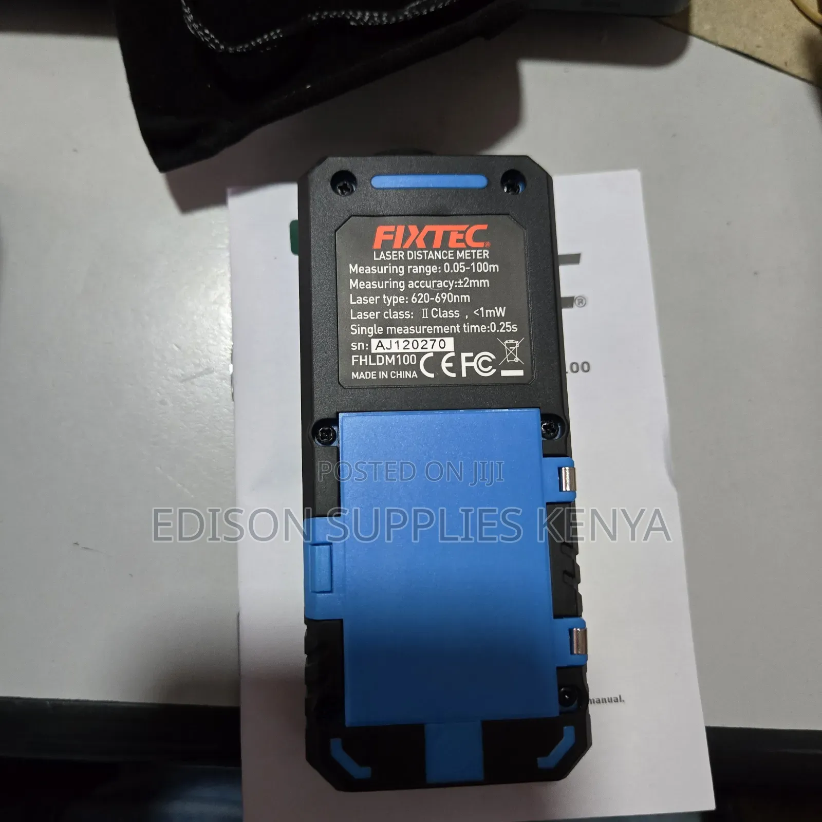 Laser Distance Meter 100m Fixtec Laser Range Finder 100metre