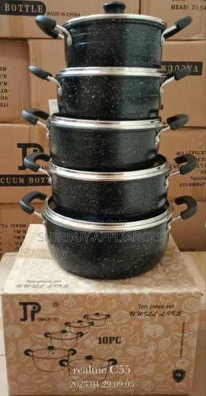 James Pot Black Cookware Set, Heavy Duty, - thumbnail 2