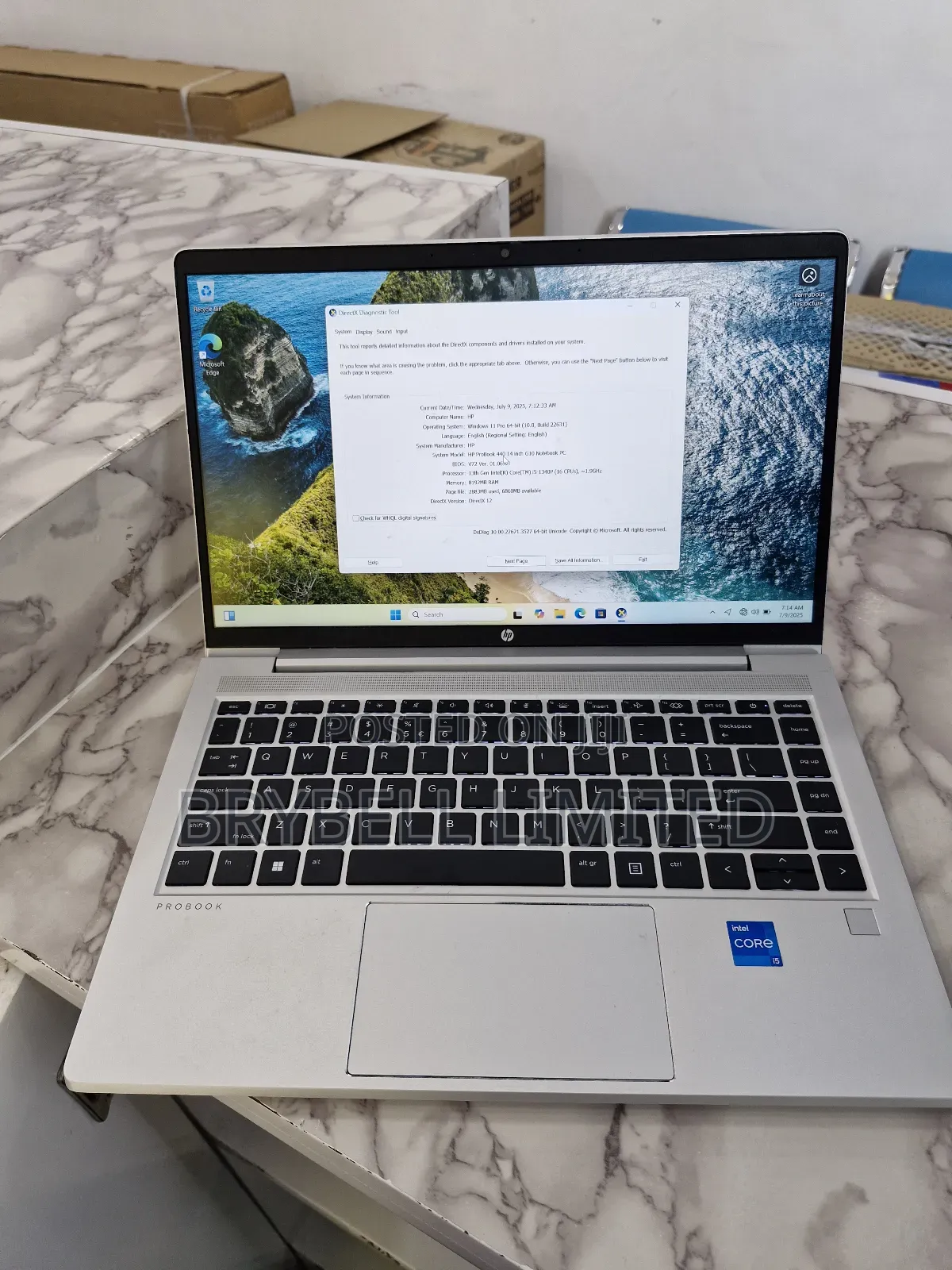 Laptop HP ProBook 440 G10 8GB Intel Core I5 SSD 512GB