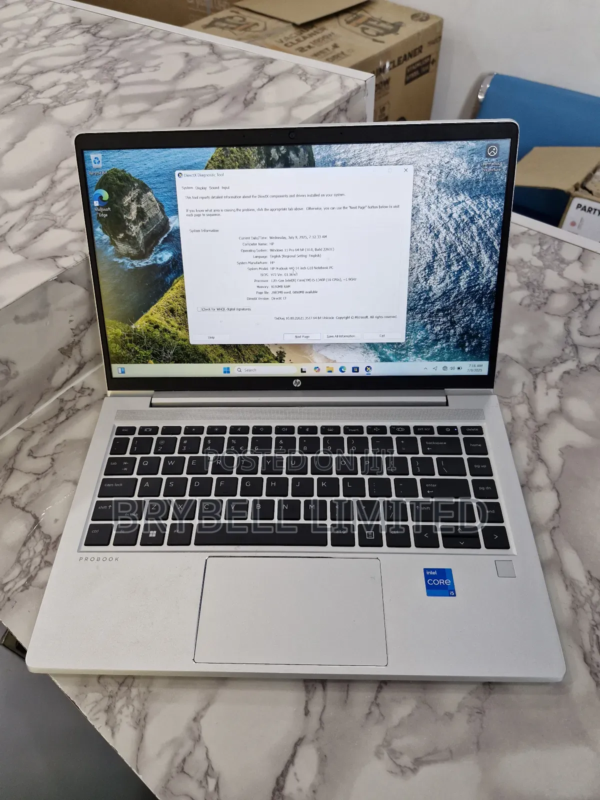 Laptop HP ProBook 440 G10 8GB Intel Core I5 SSD 512GB