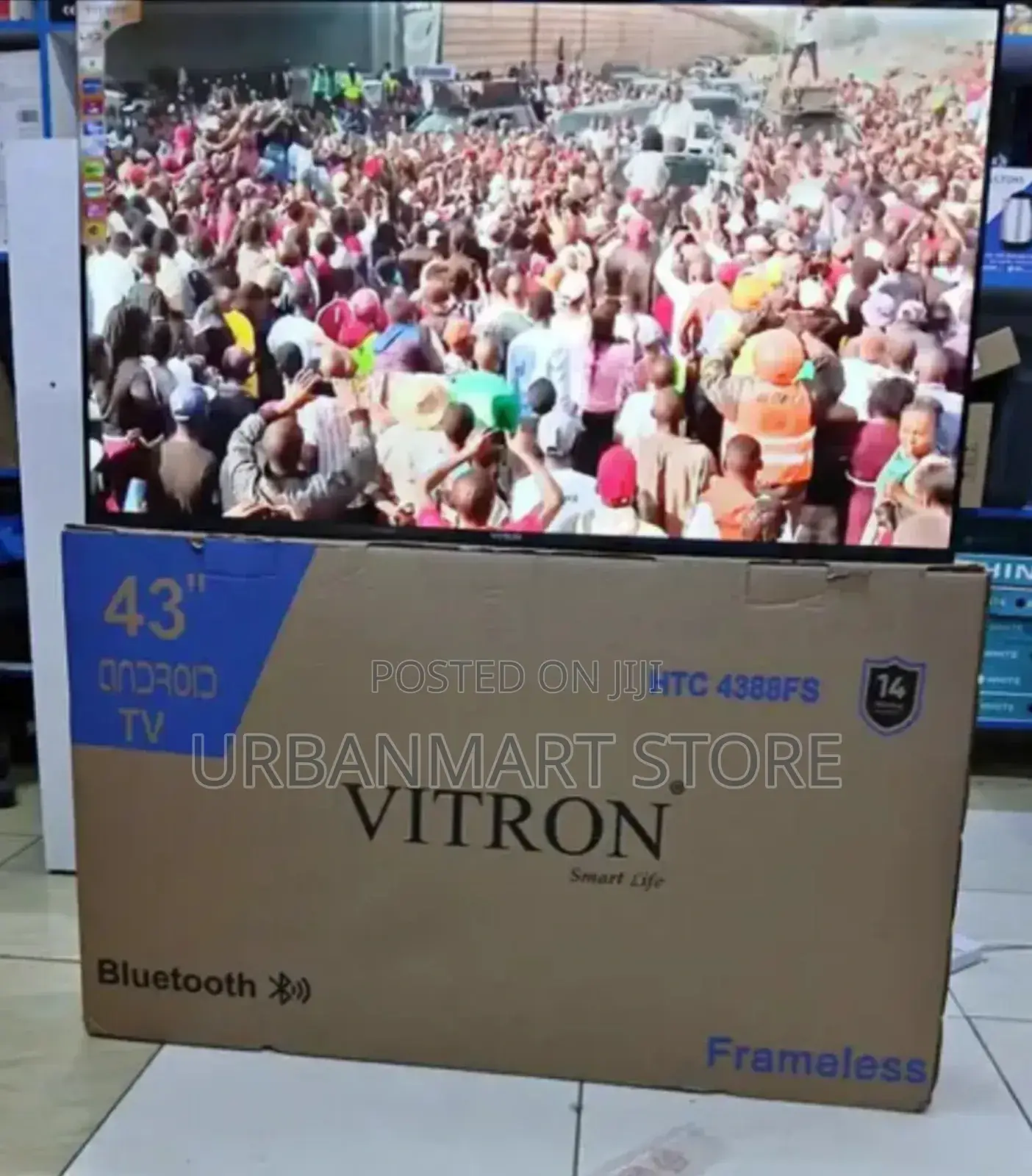Vitron 43" Smart TV – Hd Quality, Smart Features