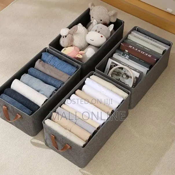 Collapsible Clothes Organizer For Closet Foldable Storagebox