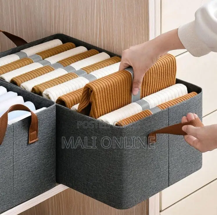 Collapsible Clothes Organizer For Closet Foldable Storagebox