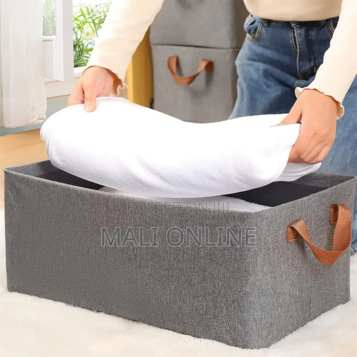 Collapsible Clothes Organizer For Closet Foldable Storagebox