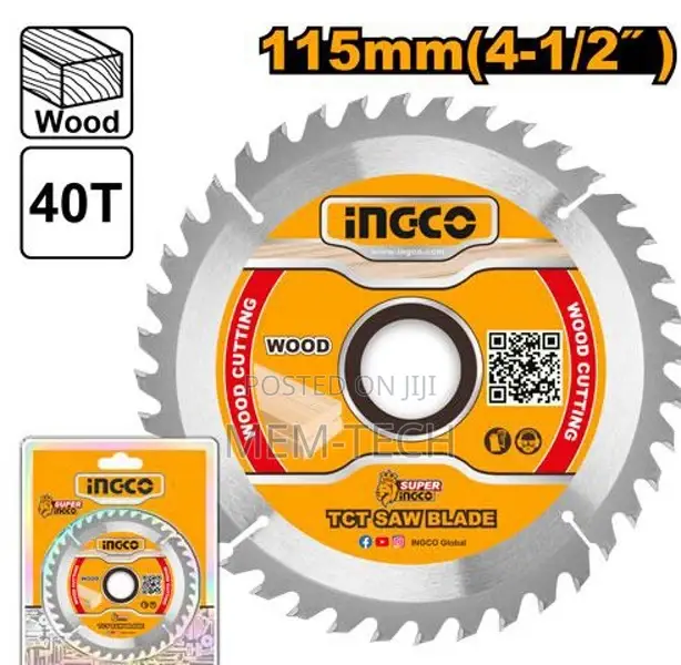 Ingco Tsb111555 TCT Saw Blade "115mm(4-1/2""),
40t,