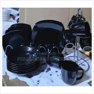 24pcs Dinner -Set -Black