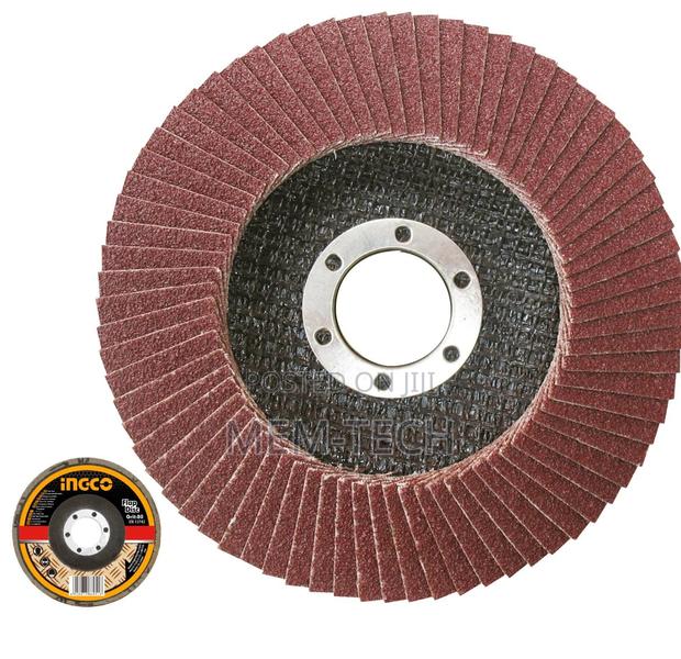Ingco Strong Flap Disc "Size: 115mm*22.2mm,P80