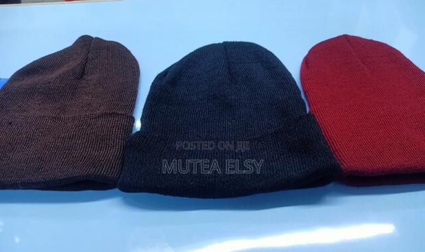 Black,Brawn Red Kids Hats - main view