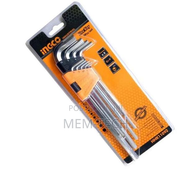 Quality Ingco "9pcs Hex Key Set - main view
