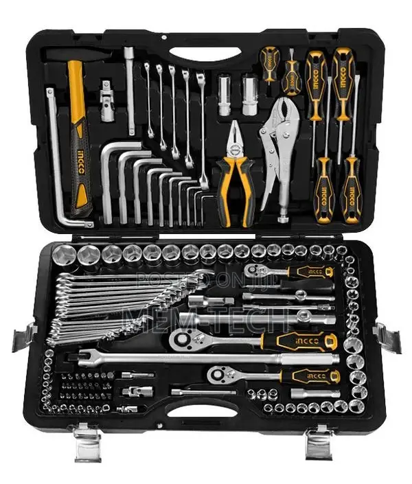 Ingco Complete 142 PCS Combination Tools Set