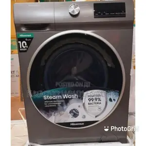 Electric Hisense 10kgs Washing Machine. Front Load