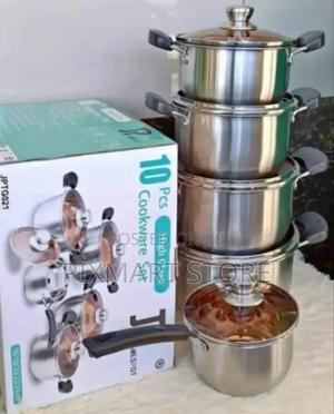 Jp 10-Piece Stainless Steel Cookware Set - thumbnail 2