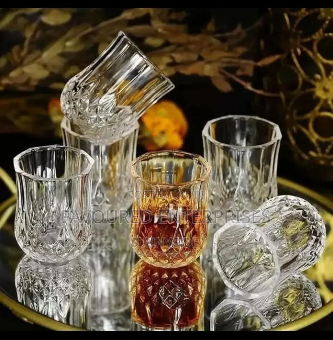 Short Diamond Glass 6pcs