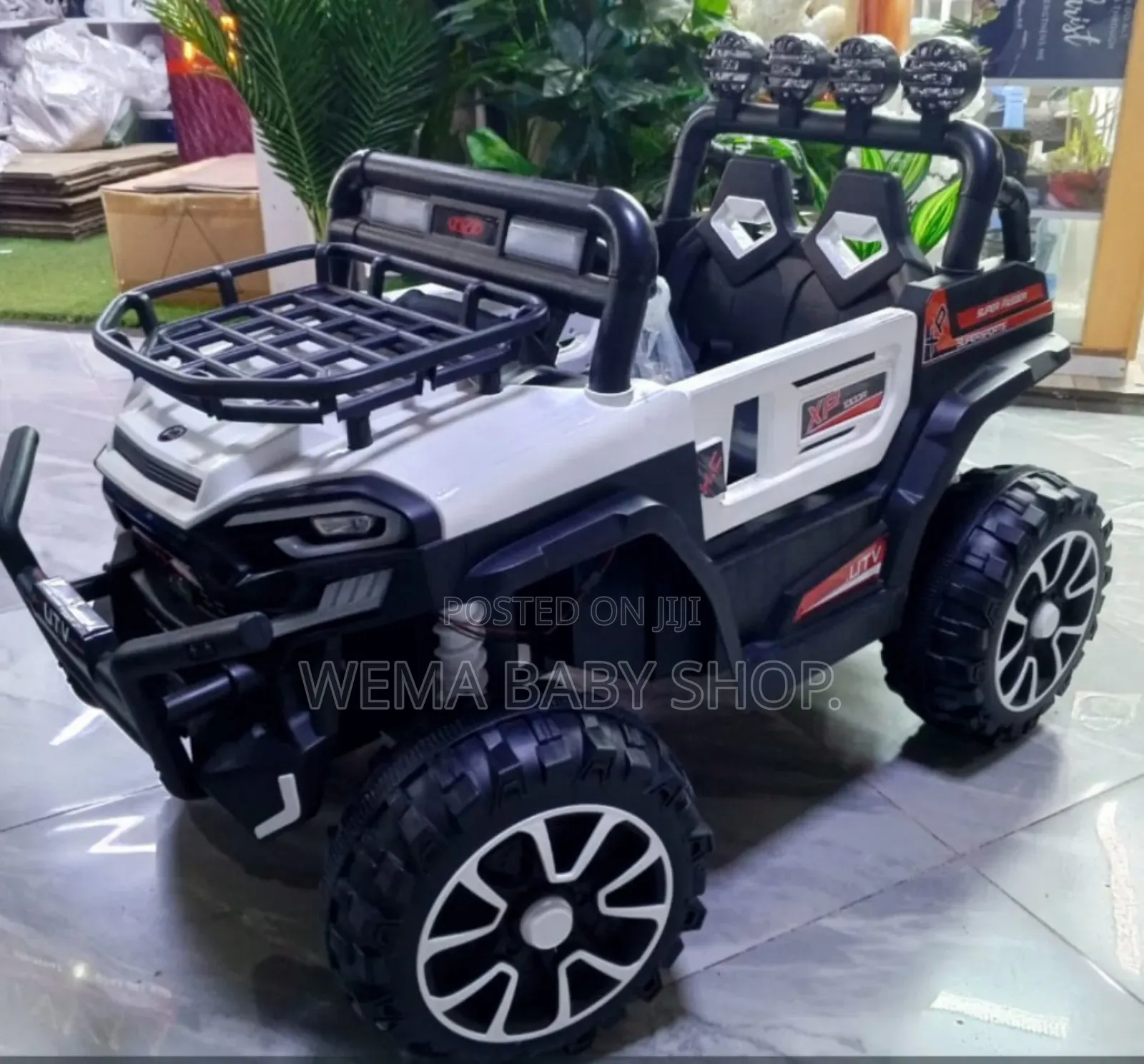 4x4 Jeep Wrangler Kid Rechargeable Electric Ride on Truck
