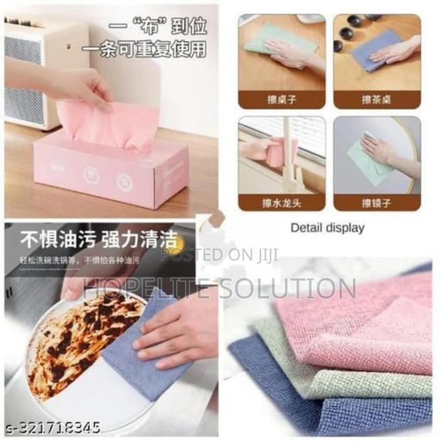 20pc Pack of Multifunctional Microfibre Wiping Towels - thumbnail 3