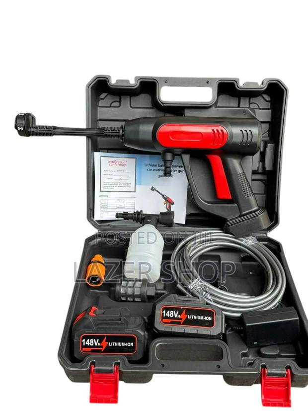 *Heavy Duty Car Wash Gun Machine 2 148v Lithium Batteries