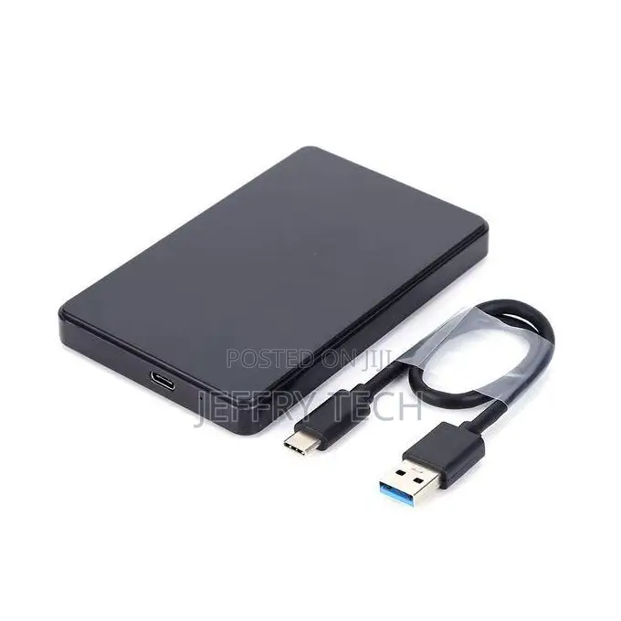 Type C External Hard Disk Case 3.0 - Black