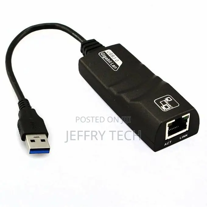 Usb to Rj45 Hub - Black