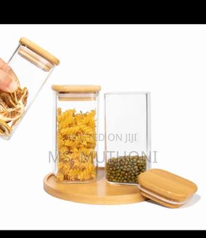 12pcs Borosilicate Air Tight Spice Storage Jars + Scoops - thumbnail 2