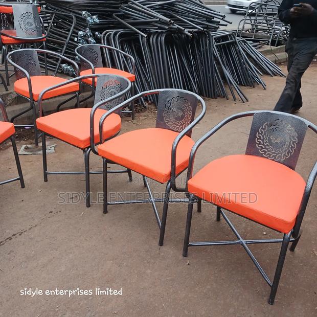 Curverd Orange Hotel Chair - main view