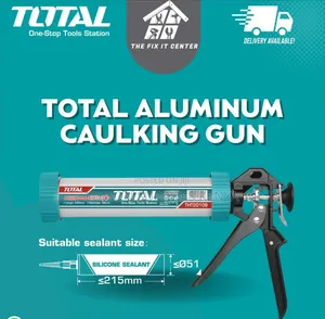 Aluminium Silicone Gun 9" Sealant Total Caulking Guns