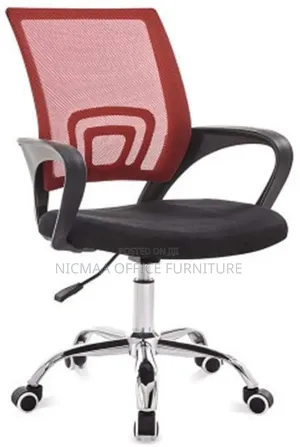 Ergonomic Space-Saving Mesh Swivel Office Chair