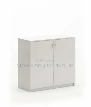 Sleek Low-Height Cabinet With Quiet Swing Doors