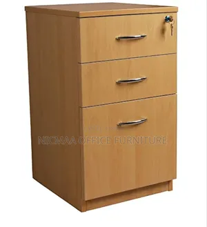 Lakdi Wooden 3 Drawer With Key Lock
