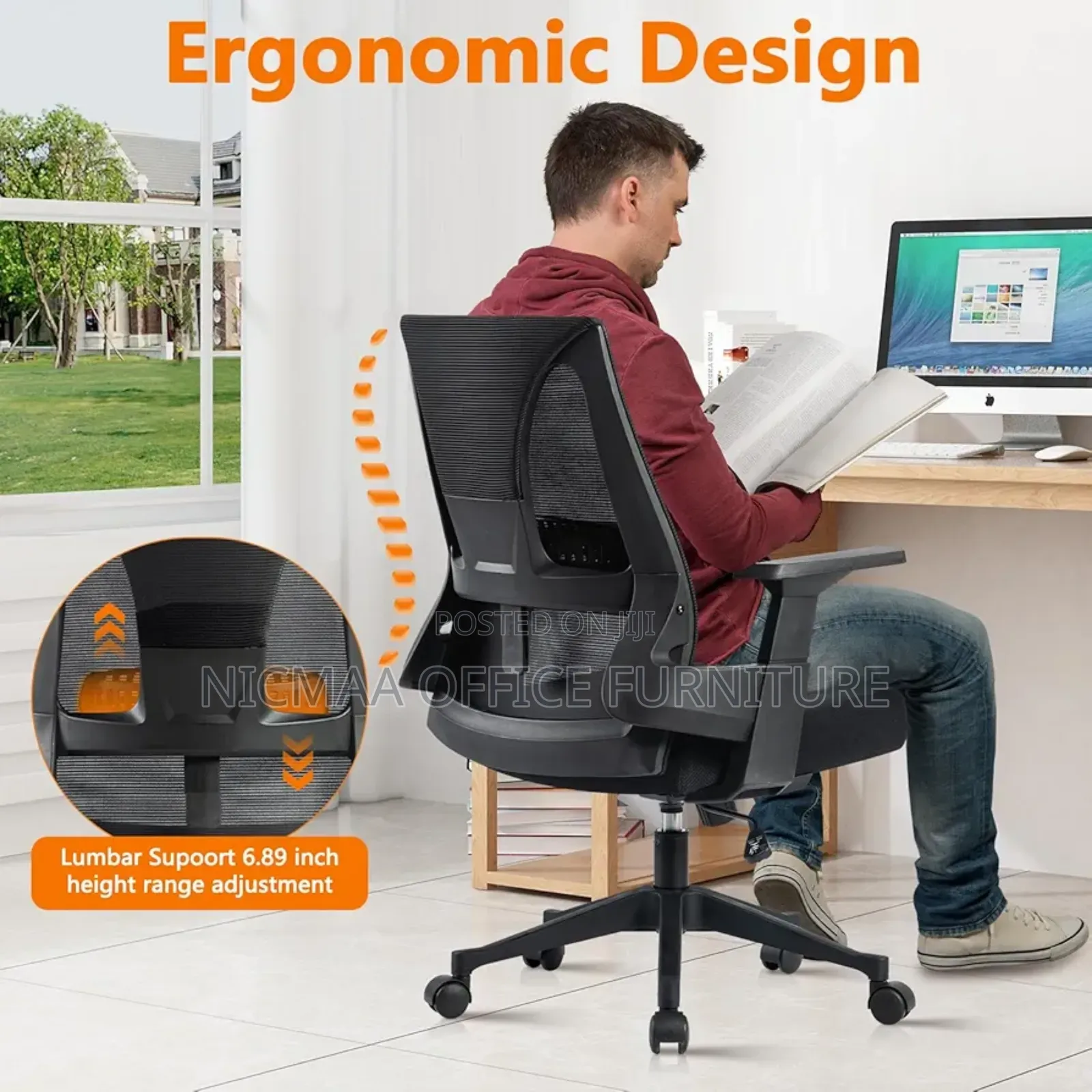 Titan Mesh Adjustable Ergonomic Office Chair