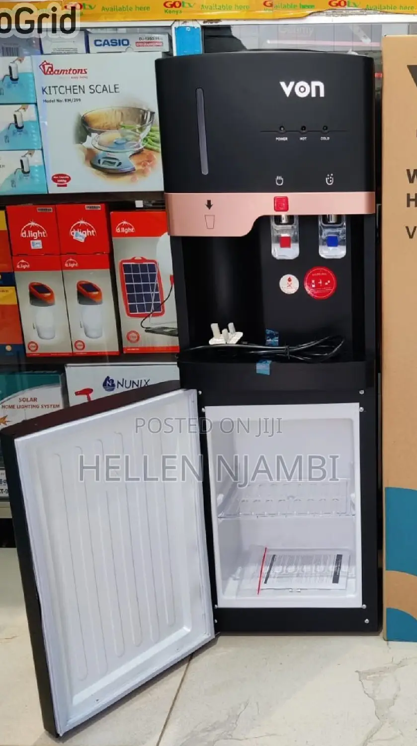 Von Water Dispenser (Hot Cold) With Cup Dispenser