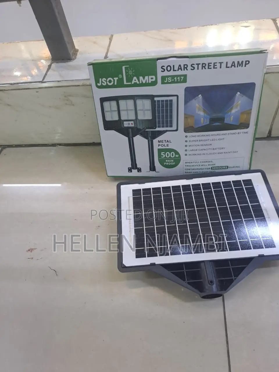 500watts Jsot Solar Street Light With Motion Sensor