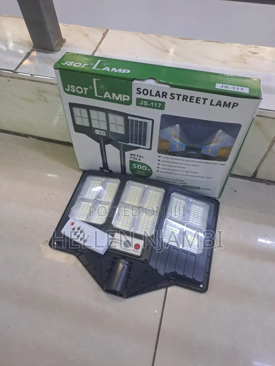 500watts Jsot Solar Street Light With Motion Sensor