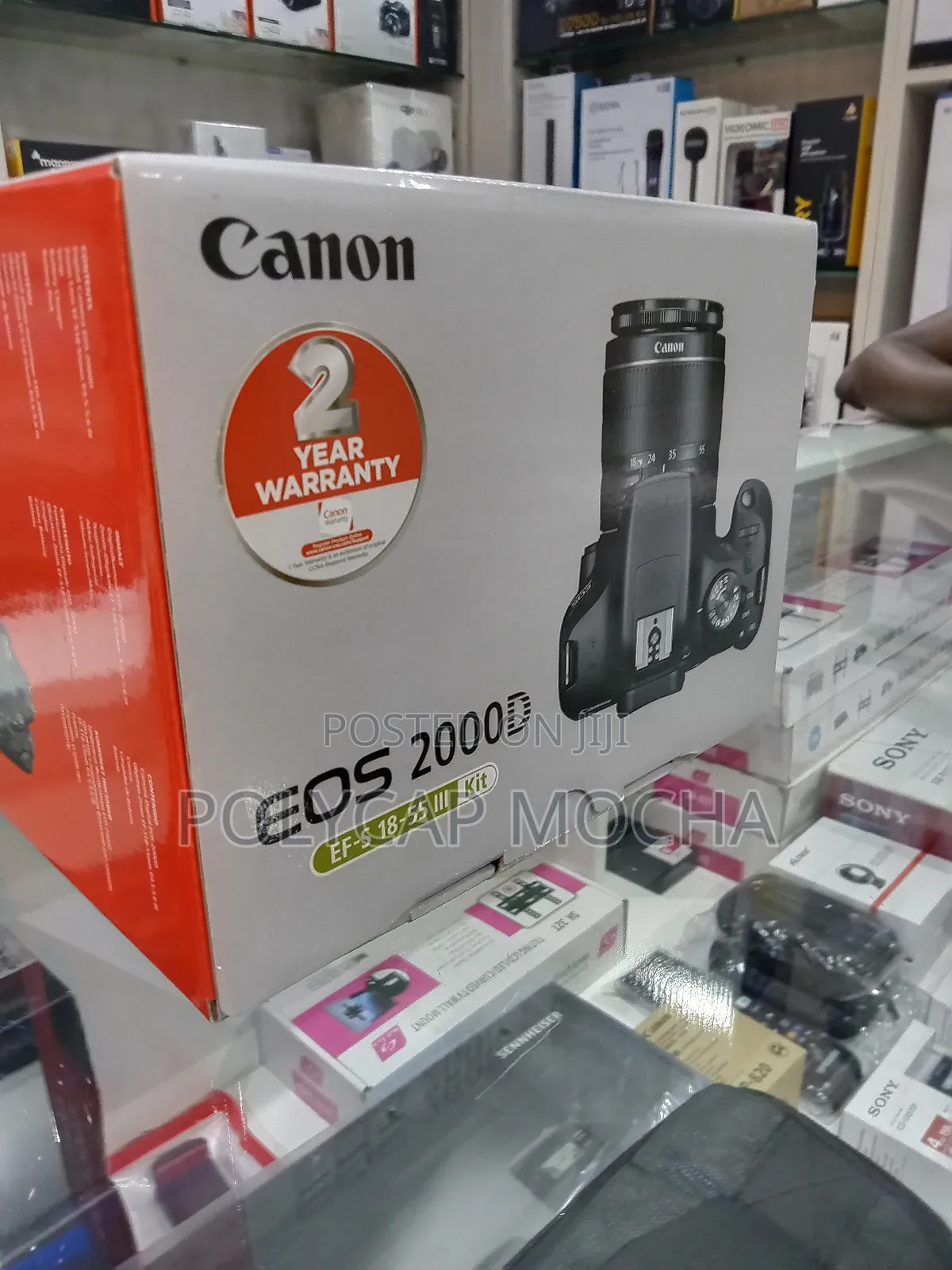 Canon Eos 2000d DSLR Camera and Ef-S 18-55 Mm Lens