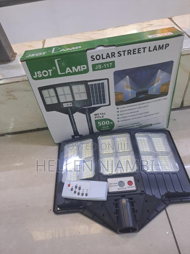 Jsot 500watts Solar Street Lamp With Motion Sensor - thumbnail 2