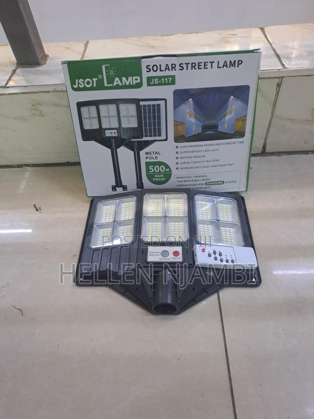 Jsot 500w Solar Street Light With Motion Light Sensor - thumbnail 2