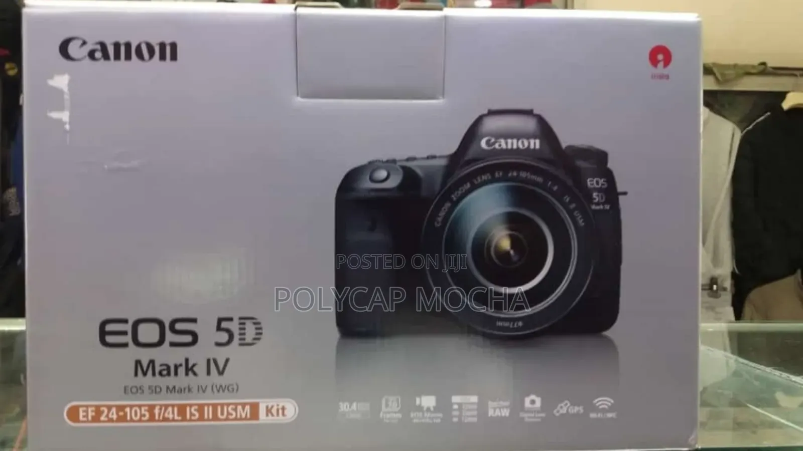 Canon Eos 5d Mark Iv DSLR Camera With 24-105mm