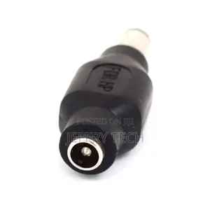 Round Jack to Square End Laptop Dc Power Charger Adapter Plu