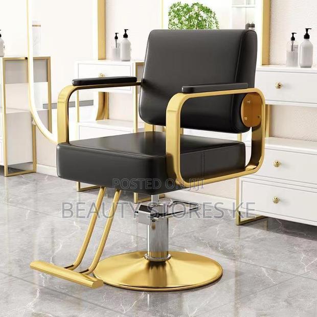 Black and Gold Executive Hair Salon Dressing Seat