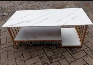 Table!! Rectanglular White Marble Coffee Table