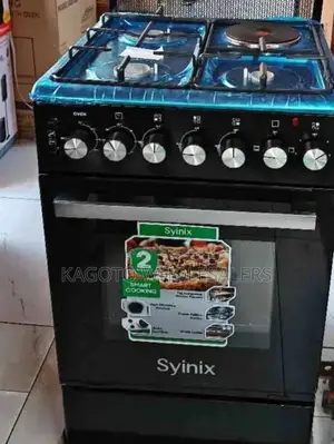 Synix 60 by 60 3g+1e Free Standing Gas Cooker Sn3