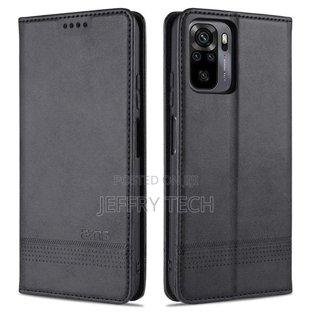 Case Magnetic Texture Leather Case for Xiaomi Redmi Note 10