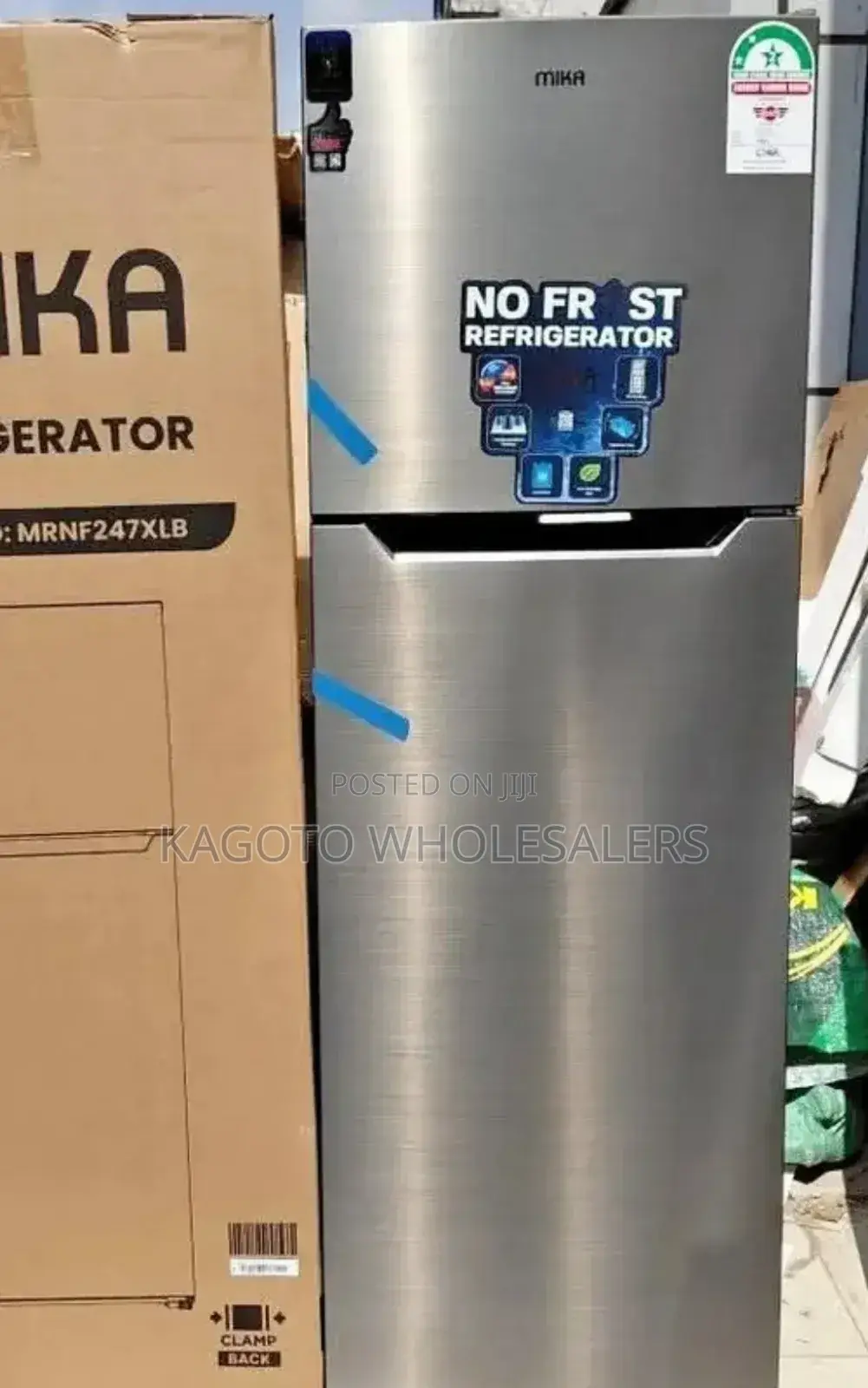 Mika 247litres Double Door Refrigerator/M/